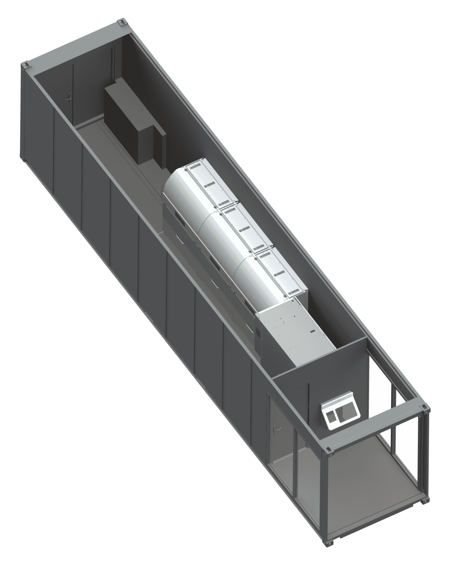 TOMRA kiosk met R2 emballage-automaat