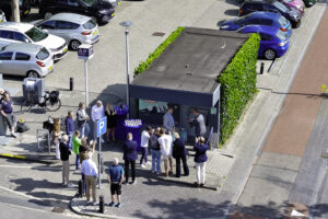 TOMRA R2 bij winkelcentrum de Eglantier in Apeldoorn