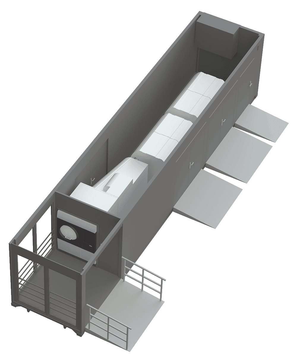 TOMRA R1 kiosk TOMRA kiosk met R1 emballage-automaat